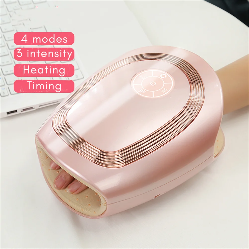 

Electric Hand Massager Device Palm Finger Acupoint Wireless Air Pressure Heat Compression Women Beauty Relieve Fatigue Soreness