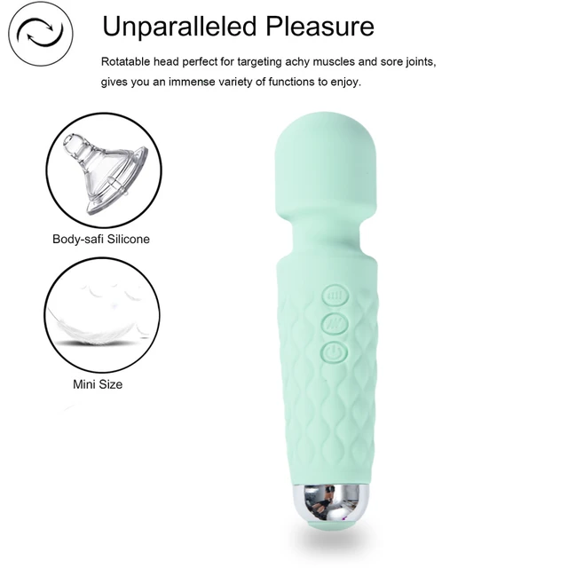 20 Modes Strong Vibration Upgraded Mini Vibrator Usb Charging Handheld Body Massager Clitoris G-Spot Vibrators Sex Toy For Women 5