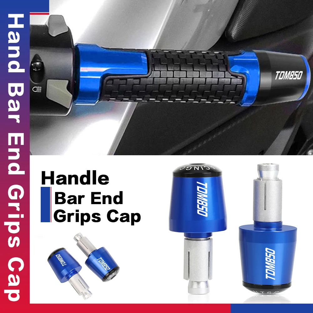 

For Yamaha TDM900 TDM 900 2002-2011 2003 2004 Motorbike Handle Bar Ends Weight Handlebar Grips Caps Anti Vibration Silder Plug