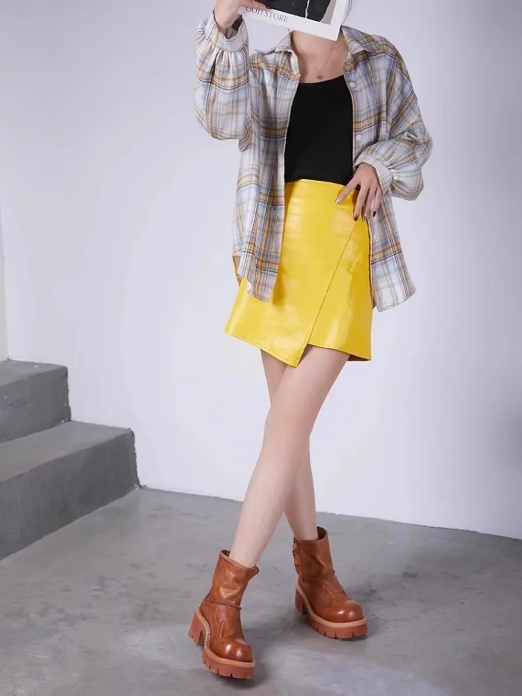 Винтажные ботинки ручной работы из натуральной кожи женские мотоциклетные