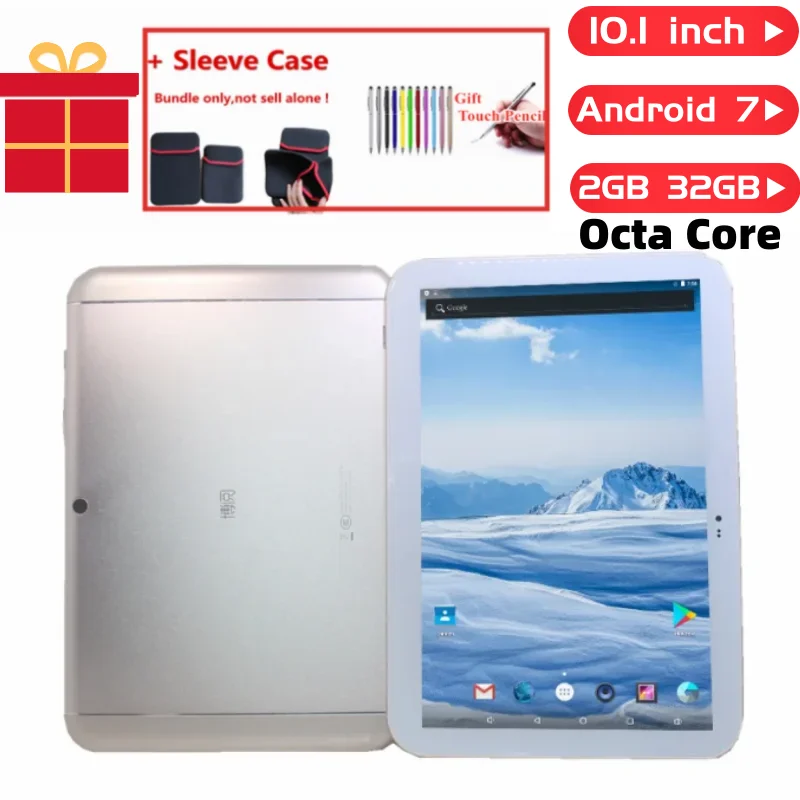

2023 Hot Selling 10 Inch Tablets PC Android 7 Octa Core Pocket Tablet RAM 2GB+ROM 32GB Bluetooth-Compatible Learning Pad