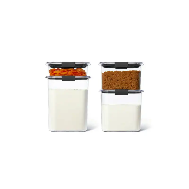 

Tritan Airtight Pantry Food Storage 4-Pc Set, 2.8 Qt, Dishwasher Safe