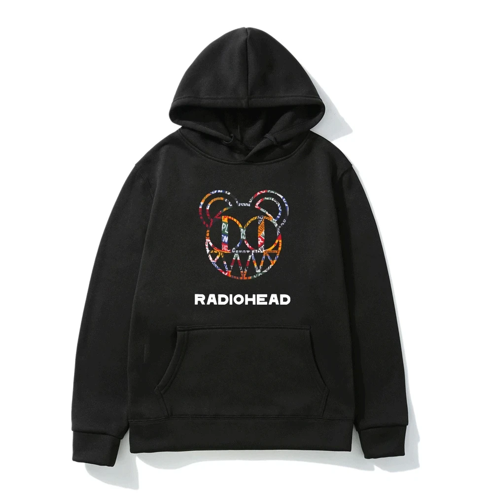 

Hoodie Radiohead Amnesiac Vintage Hip Hop Rock Band Pullover Music Album Sweatshirts Autumn Winter Couples Long-sleeved Hoodies