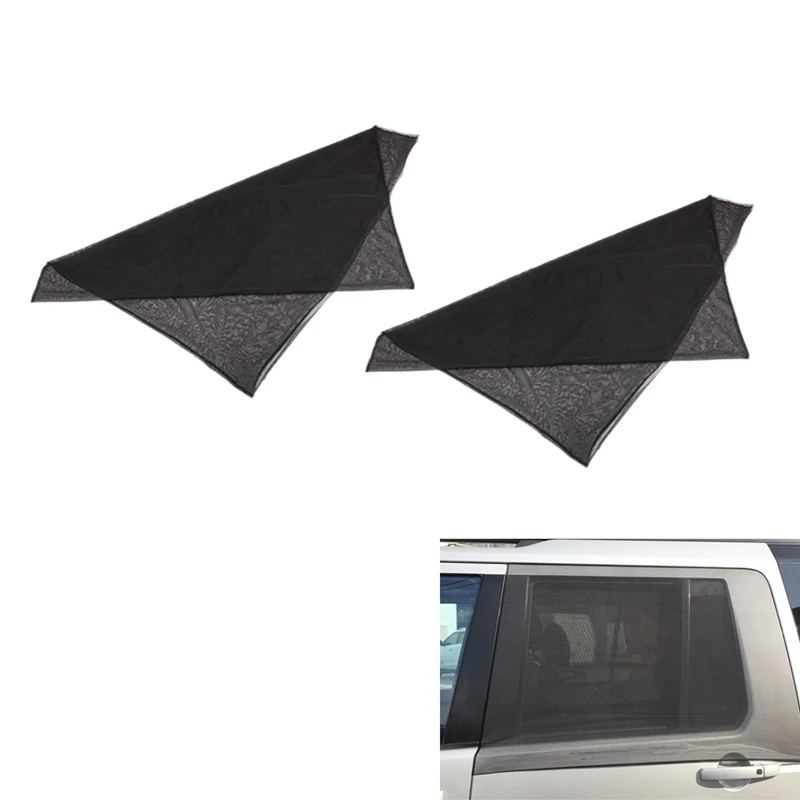 

2Pcs Car Window Curtain Sunshade Mosquito Protection Insect Net For Land Rover Discovery 4/5 LR4 LR5 2010-2022