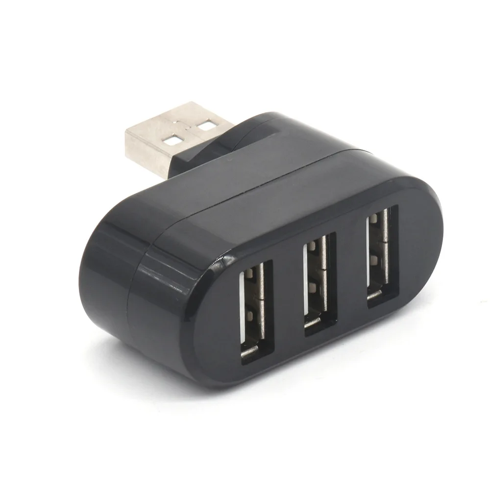 A50 Rotary USB 2.0 HUB Hub Mini Computer Splitter 3 Ports usb2.0 Notebook Expansion |