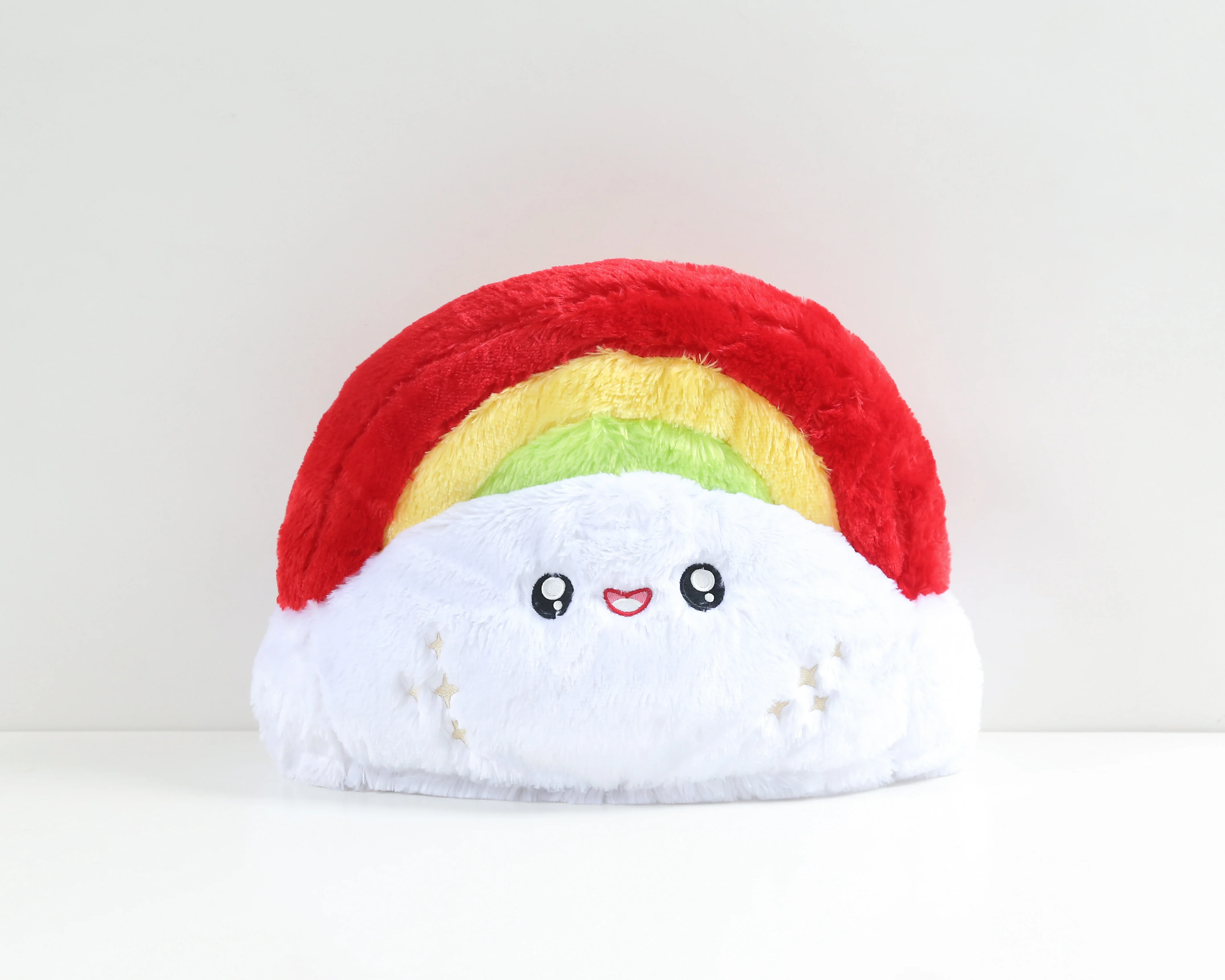 The Colours Of Rainbow Pillwo Plush Toy In One With Blanket 2 in 1 Clouds Car Sofa Cushion On Air Conditioning |