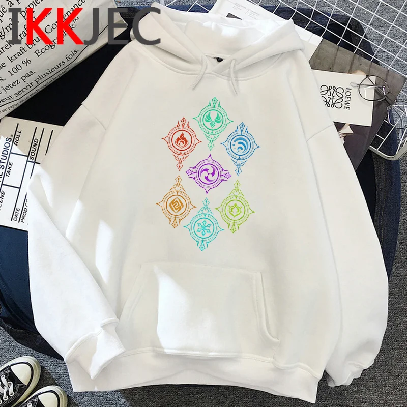 

Genshin Impact hoodies women anime harajuku grunge female hoody grunge printed