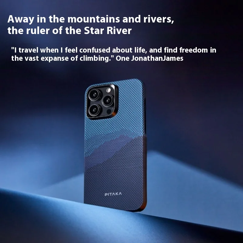 Чехол кевларовый для iPhone15 16 Pro Max с беспроводной зарядкой