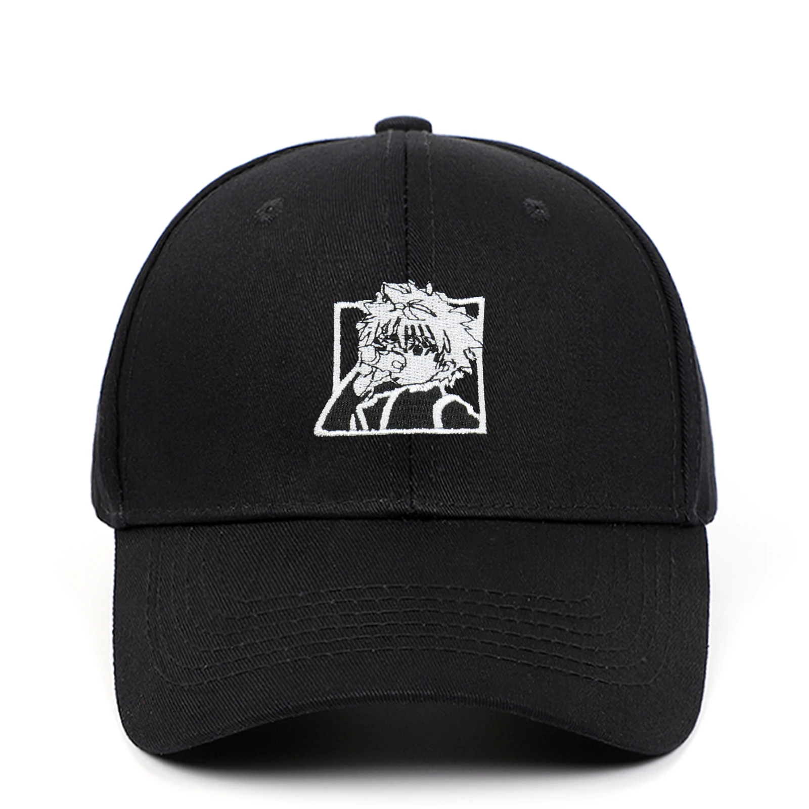 

Killua Zoldyck Baseball Caps Snapback Women Men Embroidery Anime Hunter X Hunter Dad Hat Cotton Cartoons Outdoor Sun Cap