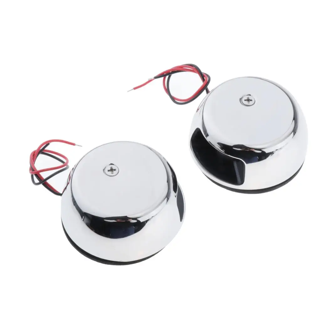 

2pcs LED Navigation Lights Lamp Deck Mount, Red and Green LED for Bow Side,Port,