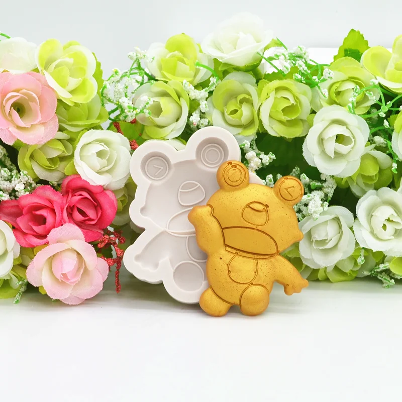 

Silicone Mold Cute Little Frog Kitchen Resin Baking Tools For DIY Cake Fondant Moulds Chocolate Lace Decoration Accessories