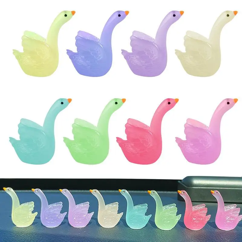

Toy Figure Glow In The Dark Landscape Decoration Crafts Ornament 8 PCS Resin Decorative For Garden Accessories For Patio