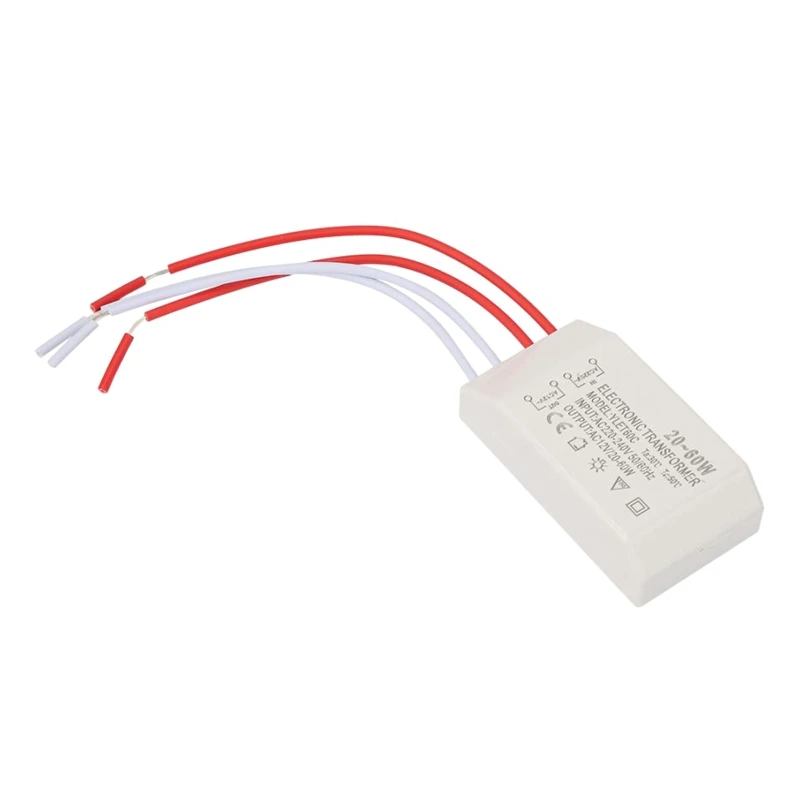 

D0AB 20-60W Electronic Dimmable 220V-12V Halogen Light Lamp Driver