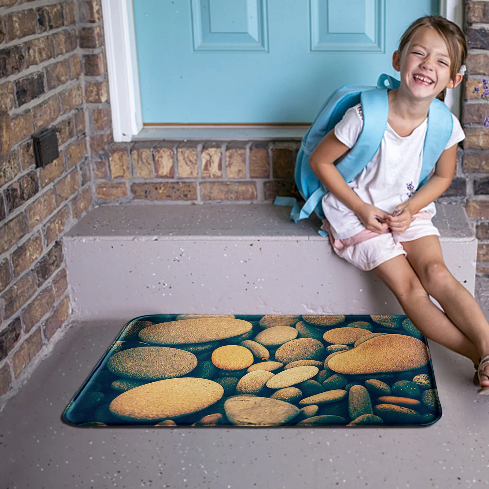 

Indoor Outdoor Carpet Porch Front Door Durable Door Mat Carpet Floor Mat 40x60cm Shag Rugs