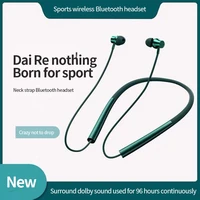 yovonine tws hanging neck wireless earphones long life sports running headset waterproof sport earbuds noise reduction headphone