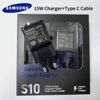 15w samsung s10 fast charger for galaxy s10 s8 s9 plus a3 a5 a7 note 8 9 usb power adapter 9v 1 67a quick charge type c cable