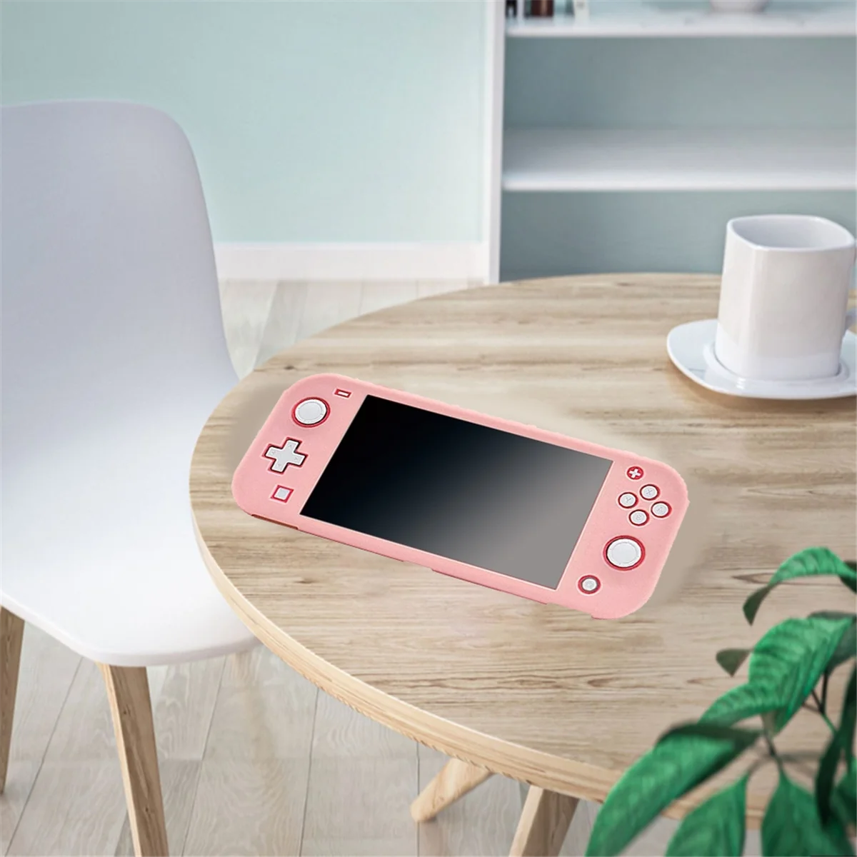 Фото Розовый защитный чехол для Nintendo Switch Lite с жестким чехлом с подставкой для игровой консоли Nintendo Switch Lite с подставкой XT №5