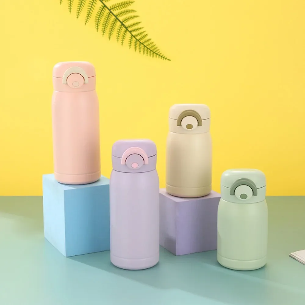 Мини-термос из нержавеющей стали розового цвета