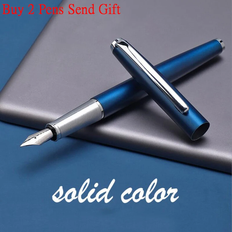 Ручка перьевая металлическая с чернилами для мужчин, подарок на день рождения, 2023