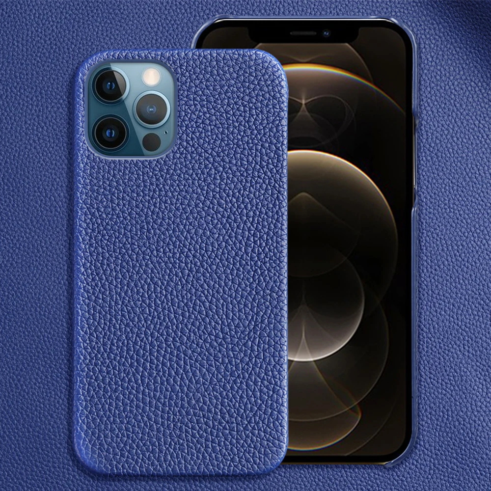 

Genuine Cow Leather Phone Case For Apple Iphone 13 Pro Max 12pro 12 Mini 11 Pro Max X Xr Xs Max 6 5s 6s 7 8 Plus Se 2020 Cover