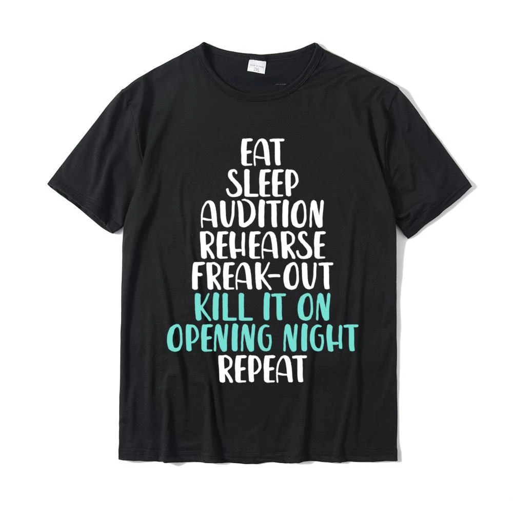 

Funny Theater Musical Hot Selling Letter Round Neck Short Sleeve T-shirt Men's and Women's Fashion Large