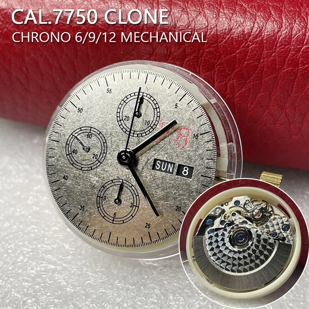 Точный автоматический механический механизм ETA 7750 копия высокоточного