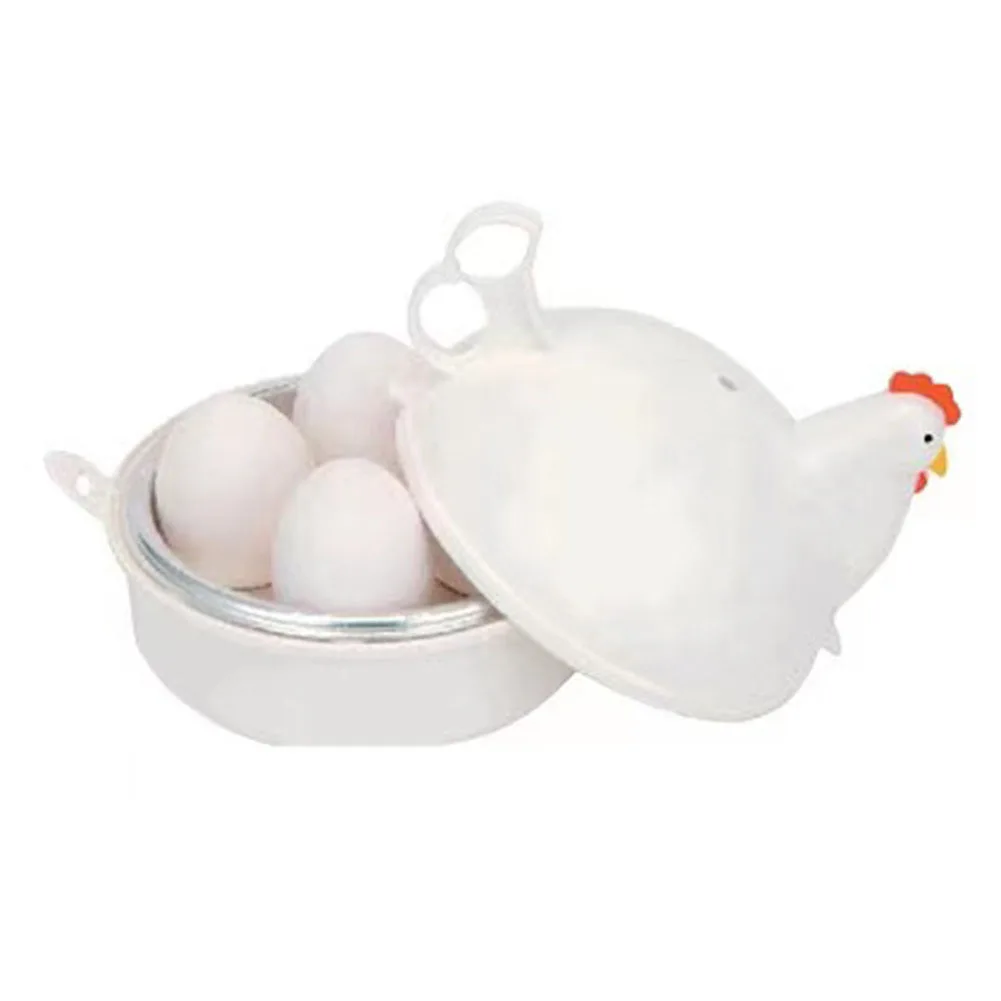 

Cute Microwave Egg Cooker Boiler Chicken-Shape Egg Detaches The Shell Steamer Cooker Breakfast Machine Cooking Kitchen Tool