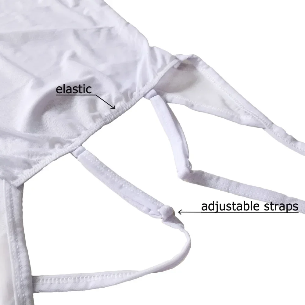 Женская Одежда для танцев одежда без рукавов эластичный сетчатый топ боди с