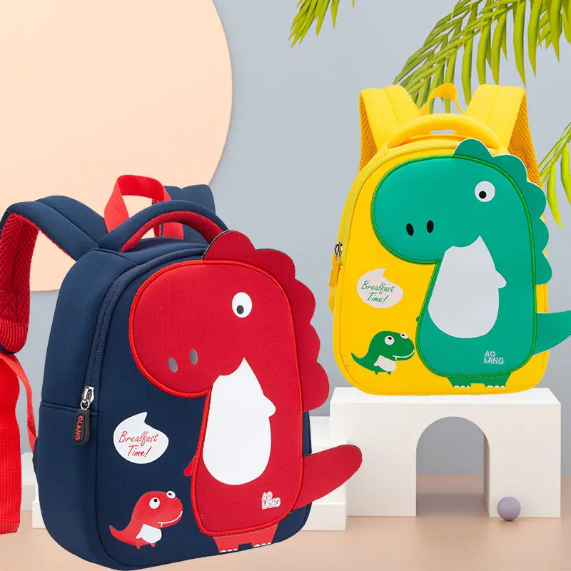 DORIKYDS New Children School Bags 3D Dinosaur Cartoon Kids Bag Cute Toddler School Boys Backpack Kindergarten Mochila Infantil