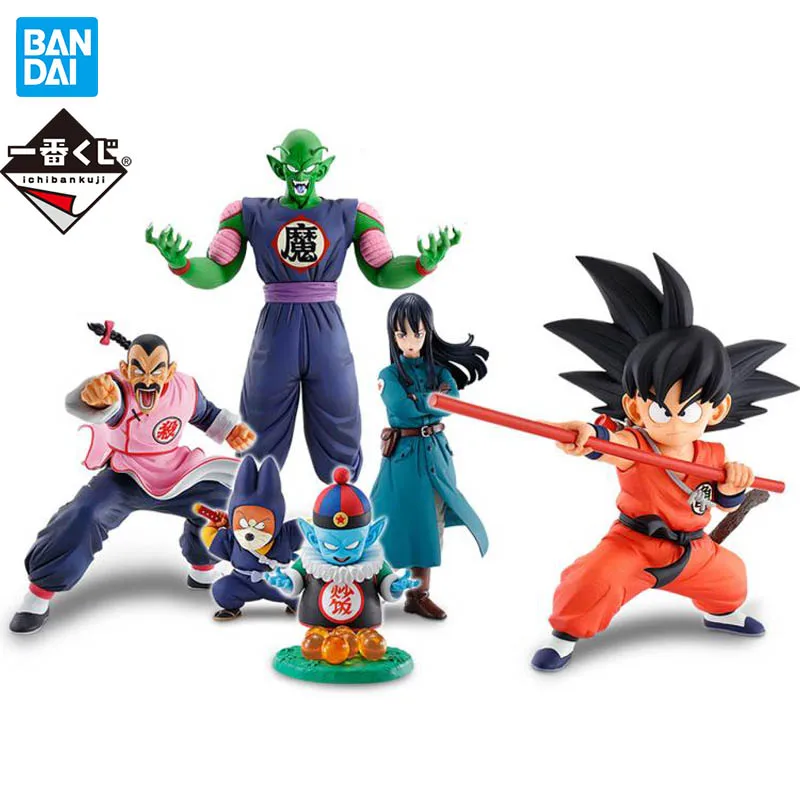 

Banpresto Ichiban Kuji Maha Incredible Adventures Goku Piccolo Pilaf Mai Shu Tao Pai Pai Original Anime Figure Action Model Toys