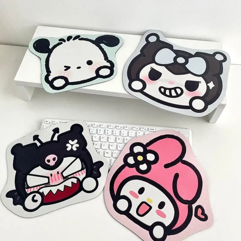 

Cute Sanrio Mouse Pad Kuromi Accessories Kawaii Cartoon Anime Rubber Thicker Anti-Slip Office Wear Resistant Toys for Girls Gift