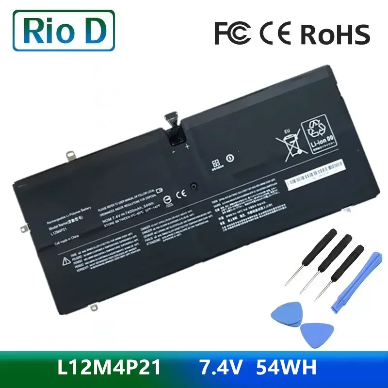 Фото L12M4P21 7,4 В 7300 мАч L13S4P21 Аккумулятор для ноутбука Lenovo Yoga 2 Pro 13 дюймов L13S4P21 121500156 2ICP5/57/1282 2CP5/57/1232 №1