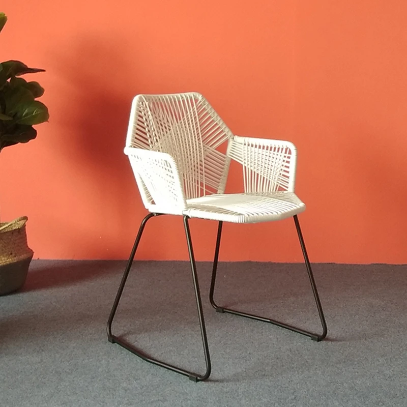 

Outdoor Rattan Ergonomic Nordic Chair Design Metal Modern Plastic Garden Beach Office Chair Camping Taburete Furniture XY50dc