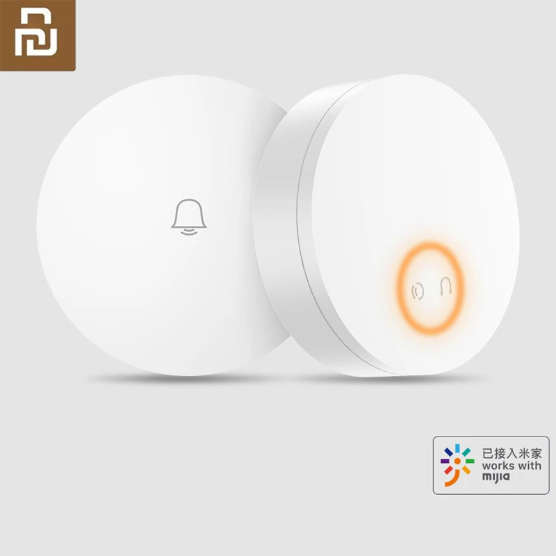 

Xiaomi Youpin Linptech self-generating wireless doorbell without battery no wiring power-off memory habits