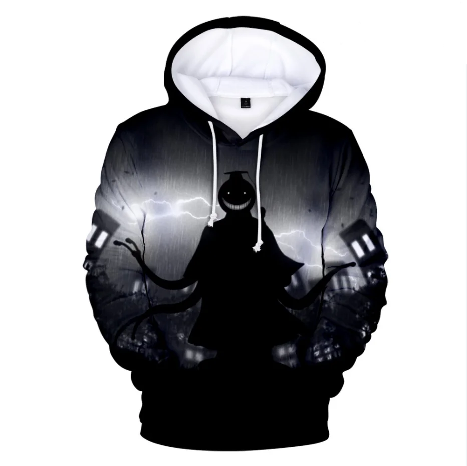 

New Anime Assassination Classroom Hoodies Men/Women Hoodie Fashion Sweatshirts Boys/girls Streetwear Tops Korosensei Clothes