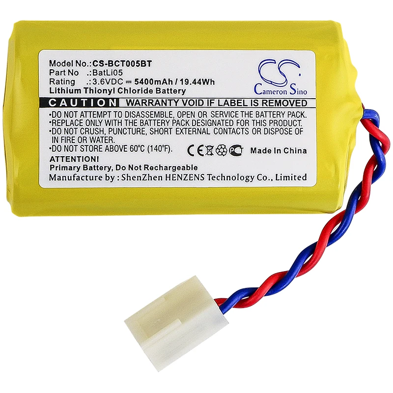 

CS 5400mAh Battery For Opening detectors DP8211X DP8212X D14201X