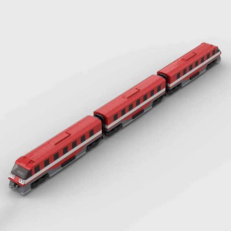 Конструктор Железнодорожный серии Moc конструктор модульная Игрушечная модель