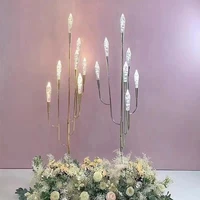 7 heads acrylic floor lamp led crystal floor lamps living room home standing lighting bedroom wedding event party decor lights