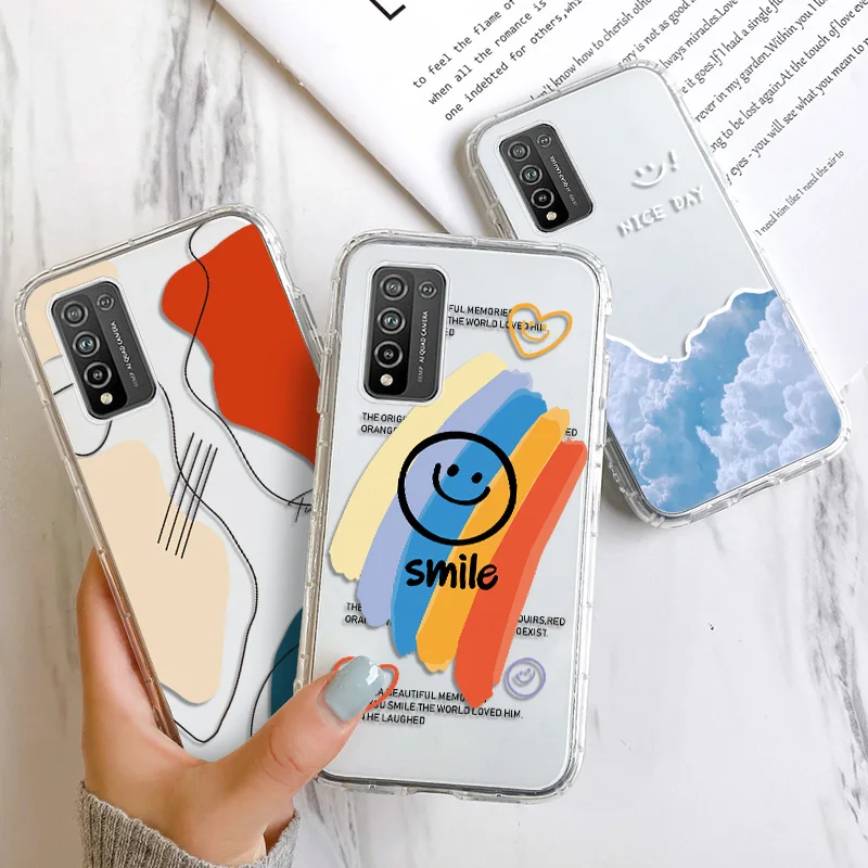 

Honor 50 Case For Huawei P40 Lite Case Silicon Funda Huawei P30 Pro P20 Coque Honor 10 Lite 10i 20i 8A 8S 8X 9C 9X 60 20S Covers