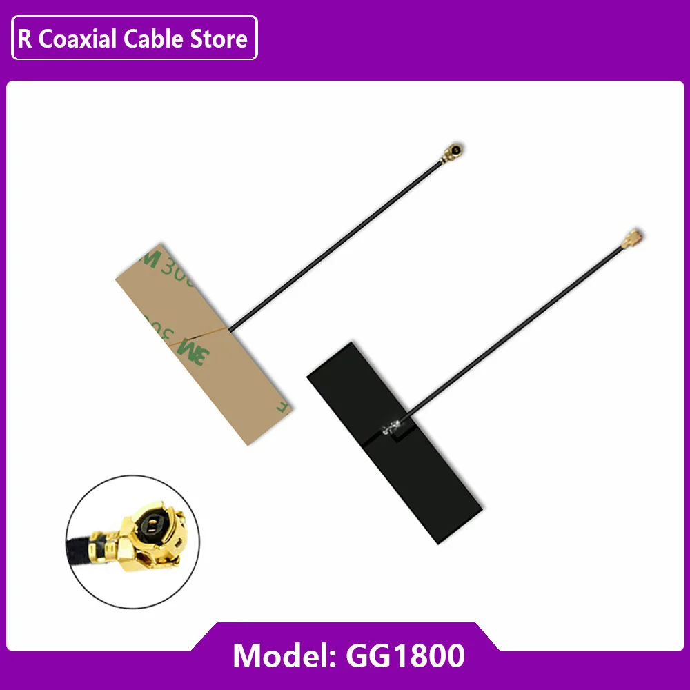 

5 шт. 2,4G 5DB WIFI ZigBee Bluetooth модульная антенна с высоким коэффициентом усиления встроенная гибкая антенна FPC MHF1 женский интерфейс RF1.13 мм кабель