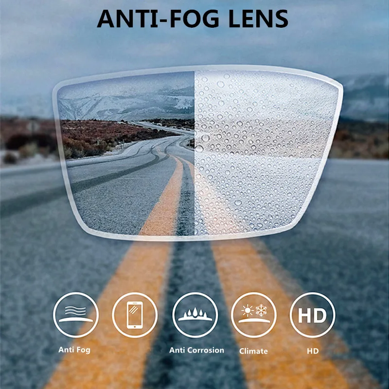 Купи Anti Fog Lens Index 1.56/1.61/1.67 Optical Prescription Lens Aspherica Resin Myopia Hyperopia HMC Lenses Antifogging Eyeglasses за 1,187 рублей в магазине AliExpress
