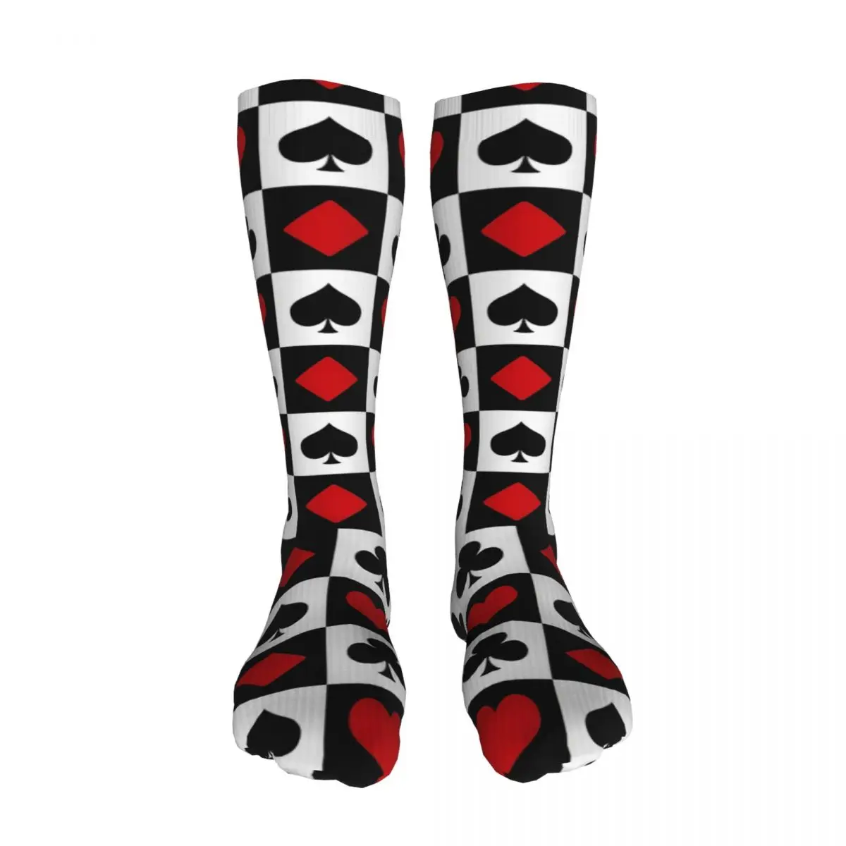 

Playing Card stockings Thickened thermal stockings Men's and women's stockings, For Unisex