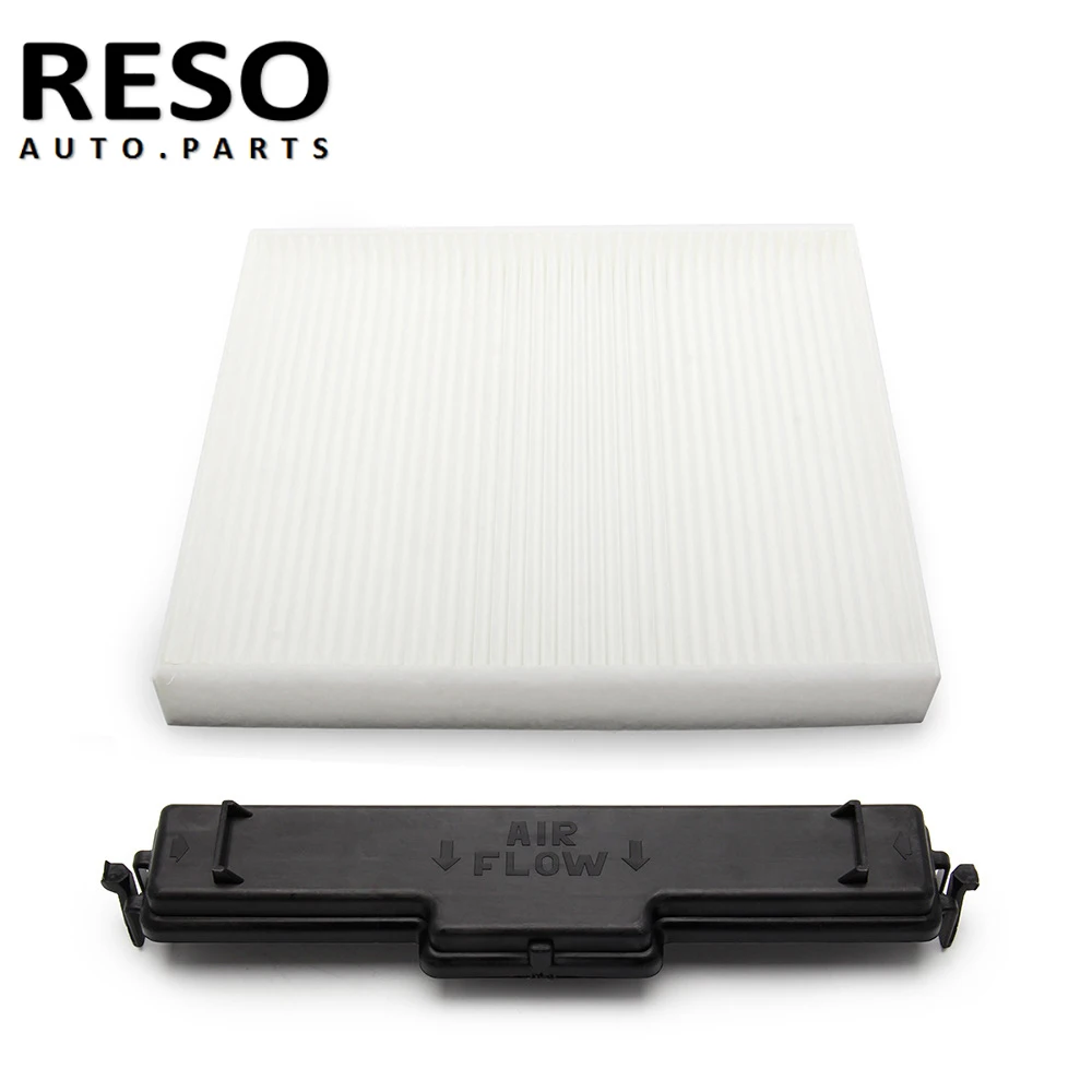 

RESO Cabin Air Filter A/C Filter Door Cover Replacement For Dodge Ram 1500 2500 3500 2016-2018 68406048AA/68318365AA/68052292AA
