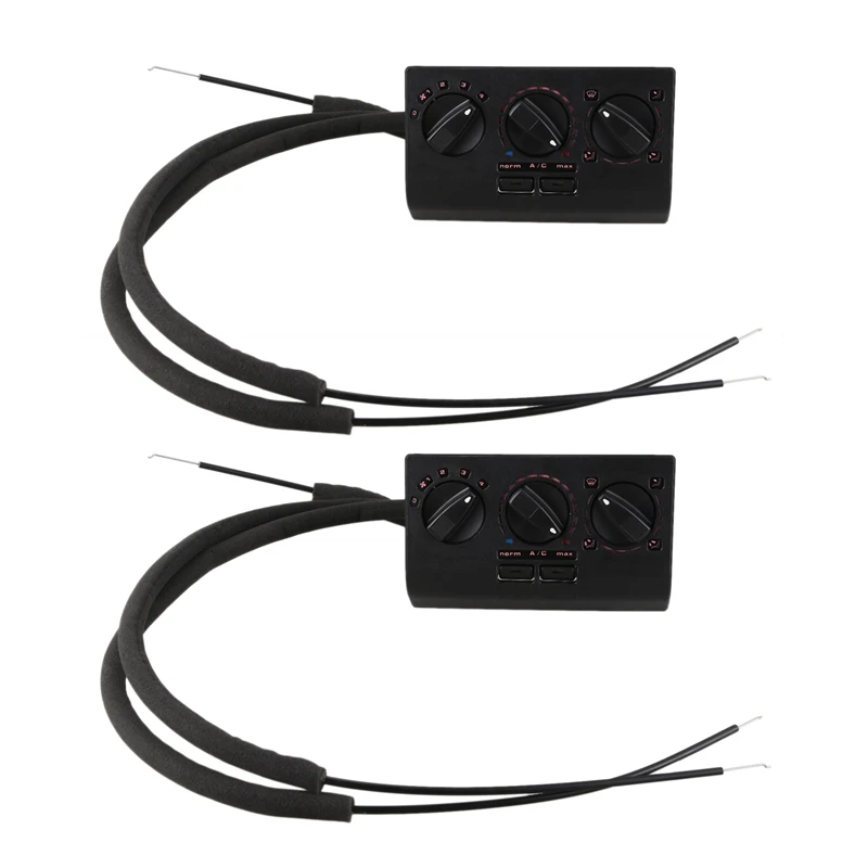

2X Car Manual Air Conditioning AC Switch Assembly For Santana 3000 Passat B3