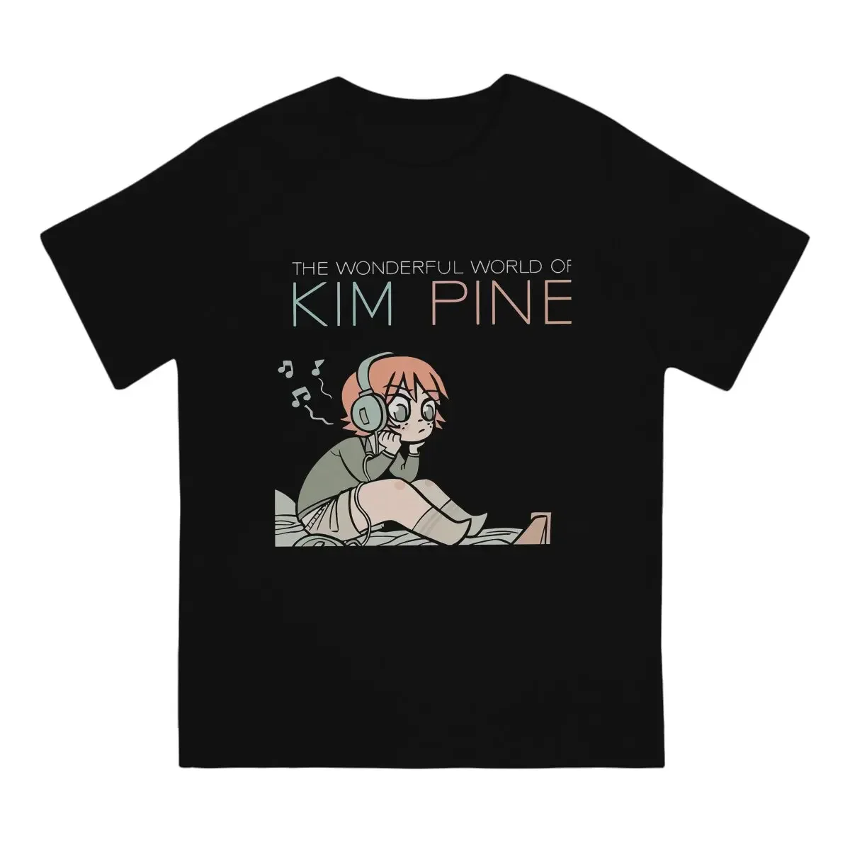 Футболки The Wonderful World of Kim Pine для мужчин винтажная футболка с круглым вырезом Scott