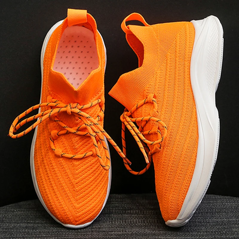 Autumn Women Sport Shoes 2022 New Mesh Sneakers Breathable Platform Loafers Ladies Casual Flats Soft Running Shoes Zapatos Mujer