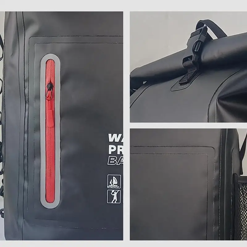 Пляжный рюкзак сухие сумки для активного отдыха со светоотражающими полосками