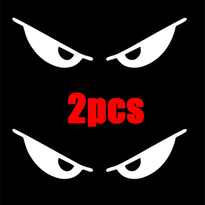 

Светоотражающая наклейка на корпус мотоциклетного шлема Evil Eyes, автомобильная наклейка, персонализированное украшение, наклейки на шлем, автомобильные аксессуары