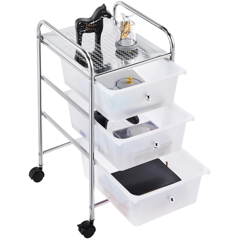 

Роликовый Органайзер с 3 выдвижными ящиками, ящик для хранения, тележка с запираемыми колесами