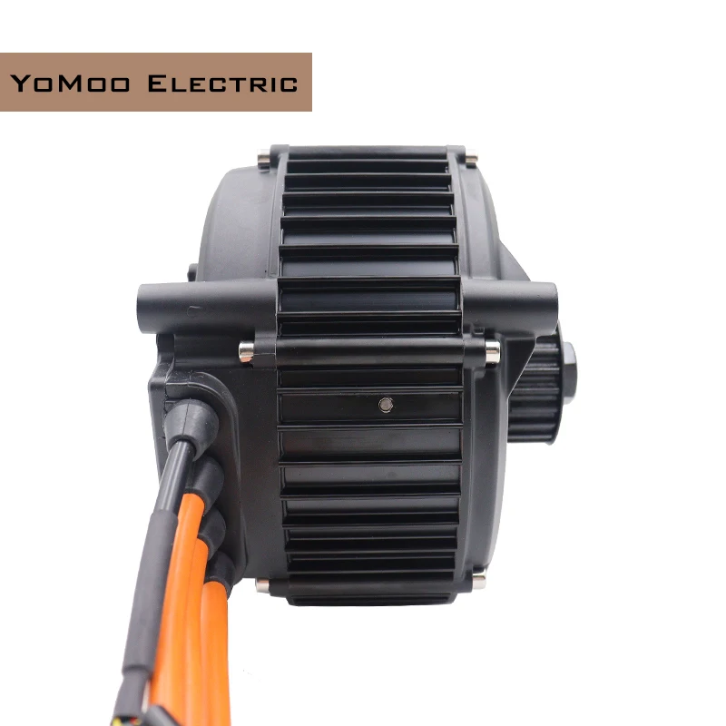 QS165 V2 35H 60V 5KW Пик 10KW PMSM Средний приводной двигатель с контроллером FarDriver ND72450/ND72680 DKD